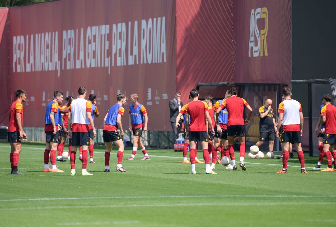 Roma, l’allenamento nel Media Day di Trigoria – FOTO GALLERY - immagine 12
