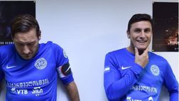 FOTO – Zanetti in Georgia con Totti e altre star per la partita organizzata da Kaladze