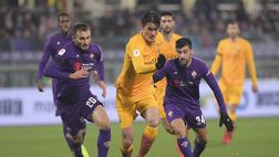 Fiorentina, lesione al collaterale per Pezzella: in dubbio con la Roma