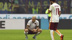 Roma, prima volta senza gol da marzo. Terza sconfitta consecutiva a San Siro