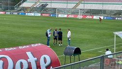 VIDEO Spalletti, Di Lorenzo e due dirigenti del Napoli a colloquio in campo