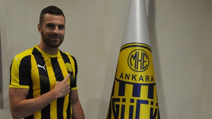 Heurtaux con la maglia dell'Ankaragucu 