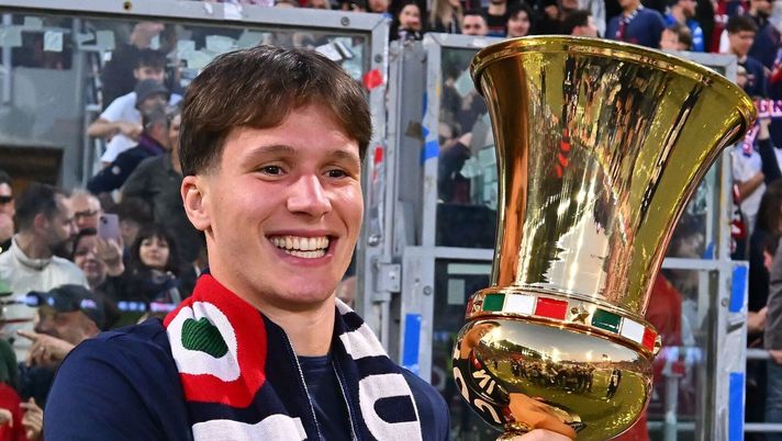 BOLOGNA, ITALY - MAY 24: Giovanni Fabbian of Bologna during the Serie A match between Bologna and Genoa at Stadio Renato Dall'Ara on May 24, 2025 in Bologna, Italy. (Photo by Alessandro Sabattini/Getty Images) Corsport annuncia: “Ora è ufficiale: la decisione dell’Inter sulla recompra di Fabbian” - immagine 1