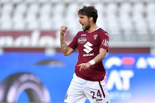 TURIN, ITALY - OCTOBER 28:  Simone Verdi of Torino FC celebrates a goal during the Coppa Italia match between Torino FC and US Lecce at Stadio Olimpico Grande Torino on October 28, 2020 in Turin, Italy.  (Photo by Valerio Pennicino/Getty Images) 