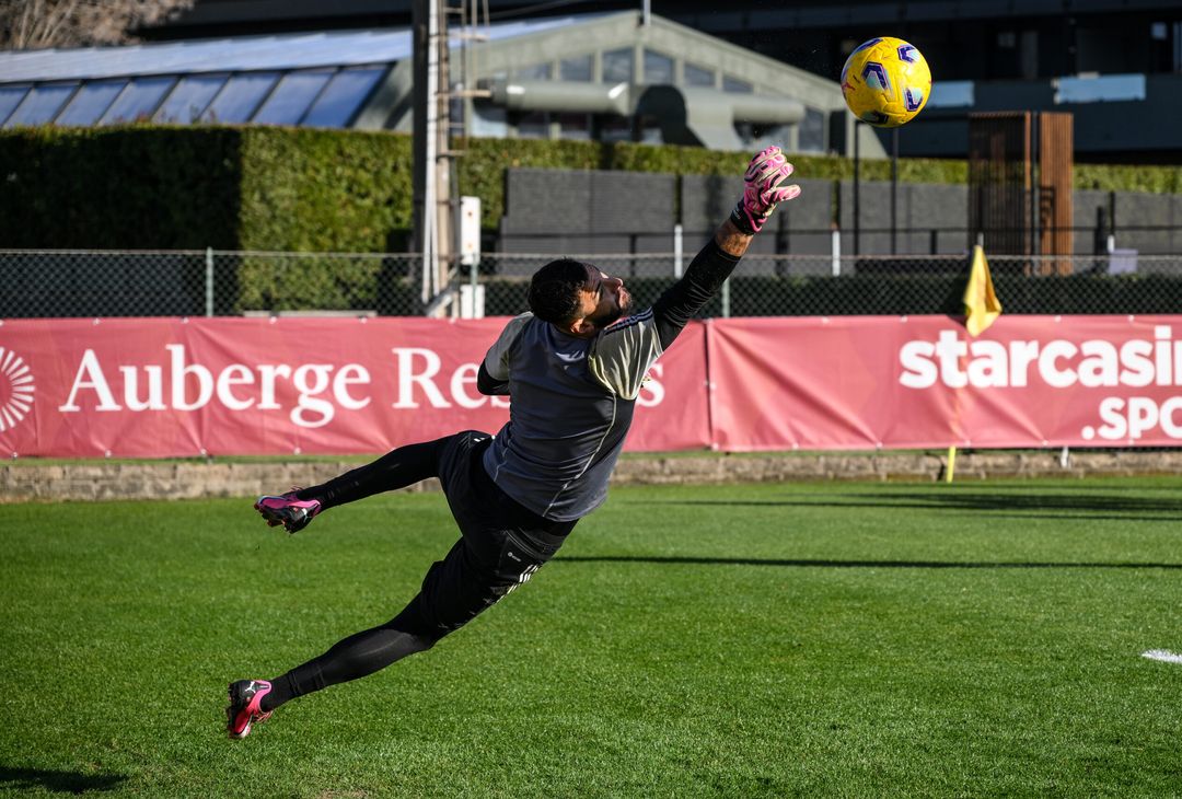 Roma, l’ultimo allenamento prima della partenza per Riyad – FOTOGALLERY - immagine 18