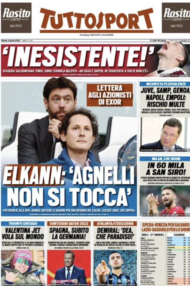 prima pagina