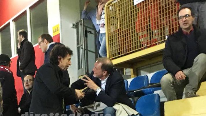 Palermo, Tedino rischia: l&#8217;allenatore Gianni De Biasi già in tribuna a Cittadella (FOTO) 