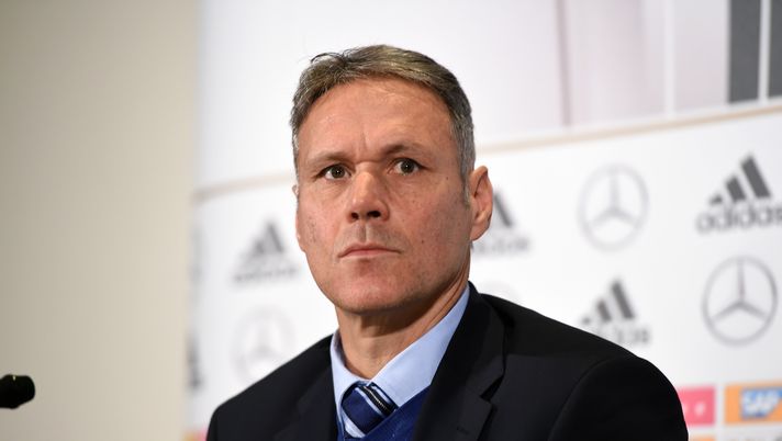 MILAN, ITALY - NOVEMBER 14: Marco Van Basten attends the Video Referee press conference at Hotel Melia on November 14, 2016 in Milan, Italy. (Photo by Pier Marco Tacca/Bongarts/Getty Images) MILAN, ITALY - NOVEMBER 14: Marco Van Basten attends the Video Referee press conference at Hotel Melia on November 14, 2016 in Milan, Italy. (Photo by Pier Marco Tacca/Bongarts/Getty Images)
