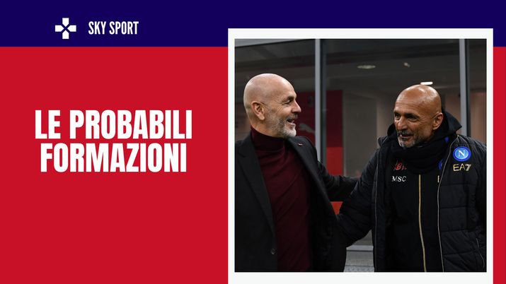 milan napoli formazioni