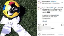 Lega Pro, fiocco bianco contro la violenza sulle donne: “Non si abbassi la guardia”