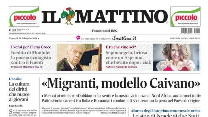 PRIMA PAGINA IL MATTINO OGGI: “Osimhen, l’ultimo volo per il Genoa” - immagine 1