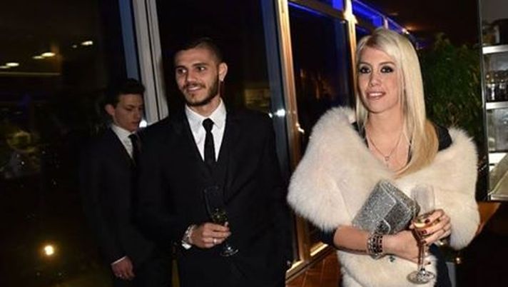 Mauro Icardi insieme a Wanda Nara 