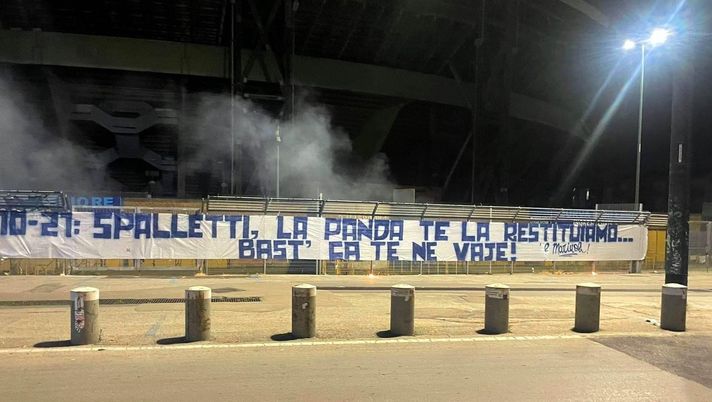 spalletti striscione