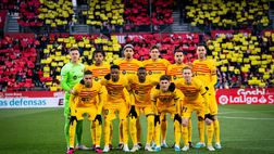 Derby catalano, divisa catalana…: e il Barça festeggia Pedri…