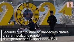VIDEO Coronavirus, Capodanno 2021: il decalogo della zona rossa per la fine dell’anno, ecco le regole da rispettare