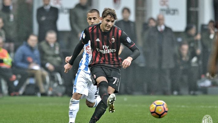 Manuel Locatelli in Milan-Pescara (credits: acmilan.com) Manuel Locatelli Milan-Pescara