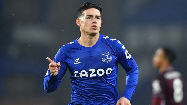 James Rodríguez (centrocampista Everton), obiettivo di calciomercato del Milan | AC Milan News (Getty Images) 