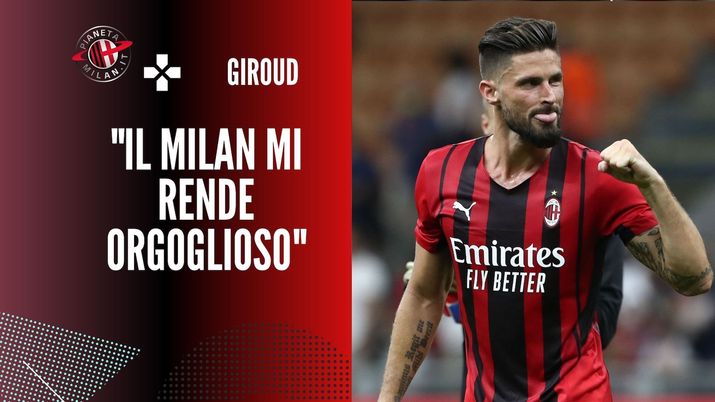 Le parole di Olivier Giroud (attaccante AC Milan) al termine di Milan-Cagliari 4-1 (Serie A 2021-2022) | News (Getty Images) Le parole di Olivier Giroud (attaccante AC Milan) al termine di Milan-Cagliari 4-1 (Serie A 2021-2022) | News (Getty Images)