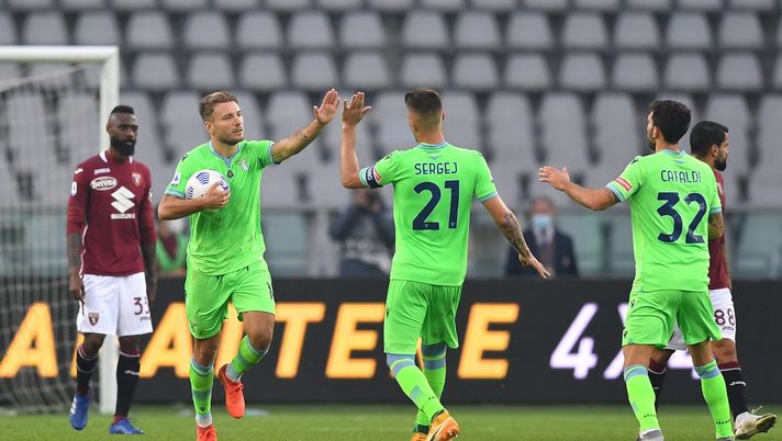 Ciro Immobile e Milinkovic