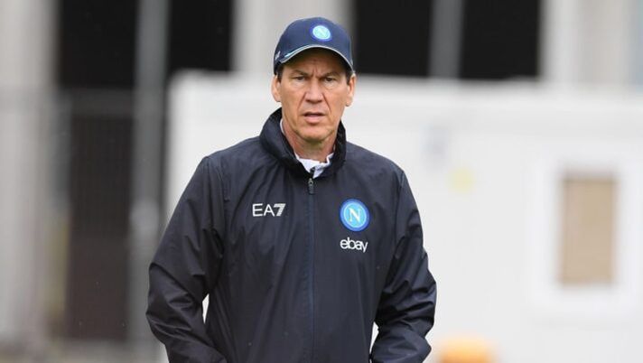 DIMARO, ITALY - JULY 22: Rudi Garcìa of Napoli during a SSC Napoli training session on July 22, 2023 in Dimaro, Italy. (Photo by SSC NAPOLI/SSC NAPOLI via Getty Images) Garcia: “Tutti recuperati tranne Anguissa. Da Osimhen voglio i gol, su Cajuste e Zielinski…” - immagine 1