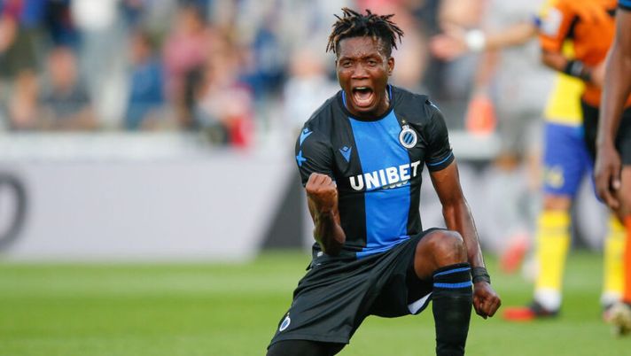 Club's David Okereke celebrates after scoring during a soccer match between Club Brugge KV and Sint-Truidense VV, Friday 02 August 2019 in Brugge, on the second day of the 'Jupiler Pro League' Belgian soccer championship season 2019-2020. BELGA PHOTO BRUNO FAHY (Photo credit should read BRUNO FAHY/AFP via Getty Images) Il cambio in porta, i dubbi in difesa, Henry e Okereke: tutto sulla formazione del Venezia - immagine 1