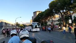VIDEO Palermo-Padova, anche il pullman dei biancoscudati arriva al “Barbera”