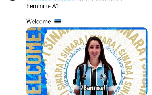 Gremio women: arrivano i rinforzi, ecco Sinara l'atleta-tifosa! Gremio women: arrivano i rinforzi, ecco Sinara l'atleta-tifosa!
