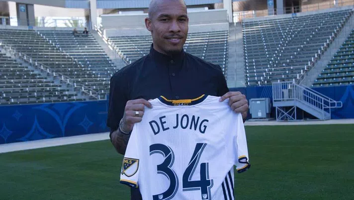 Nigel de Jong, centrocampista dei Los Angeles Galaxy (credits: VideoGazzetta)