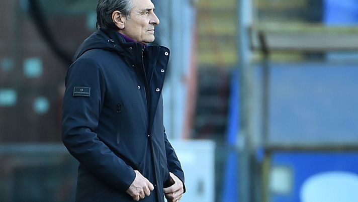 GENOA, ITALY FEBRUARY 14: Cesare Prandelli head coach of ACF Fiorentina during the Serie A match between UC Sampdoria and ACF Fiorentina- Serie A at Stadio Luigi Ferraris on February 14, 2021 in Genoa, Italy. (Photo by Paolo Rattini/Getty Images) GENOA, ITALY FEBRUARY 14: Cesare Prandelli head coach of ACF Fiorentina during the Serie A match between UC Sampdoria and ACF Fiorentina- Serie A at Stadio Luigi Ferraris on February 14, 2021 in Genoa, Italy. (Photo by Paolo Rattini/Getty Images)