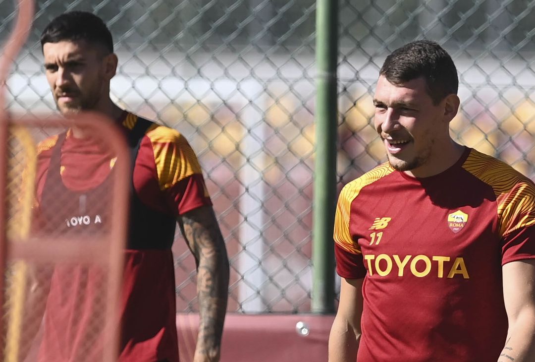 Trigoria, l’allenamento prima della partenza per Genova – FOTO GALLERY - immagine 19