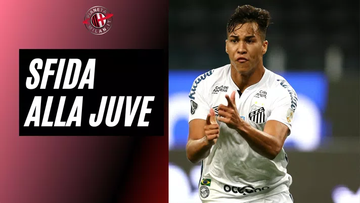 Kaio Jorge (attaccante Santos), obiettivo di calciomercato anche del Milan | AC Milan News (Getty Images)