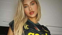 Sara Ketlem, sexy saluto a Vlahovic: “Sogno di essere la madrina ufficiale della Juve”