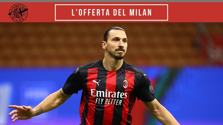L'ecco dell'offerta dell'AC Milan per il rinnovo di contratto di Zlatan Ibrahimovic, in scadenza a giugno | Calciomercato Milan (credits: Getty images) 