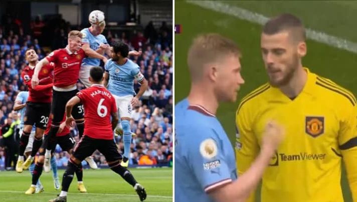 De Gea e De Bruyne criticati per essere stati “troppo gentili” fra loro nel derby di Manchester - immagine 1