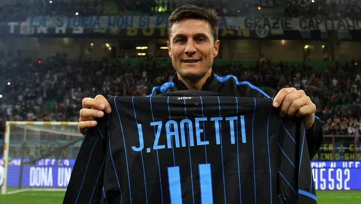10 Maggio 2014, A San Siro C'è L'ultima Di Javier Zanetti. Con Il Numero 4 Sulla Schiena 2100093