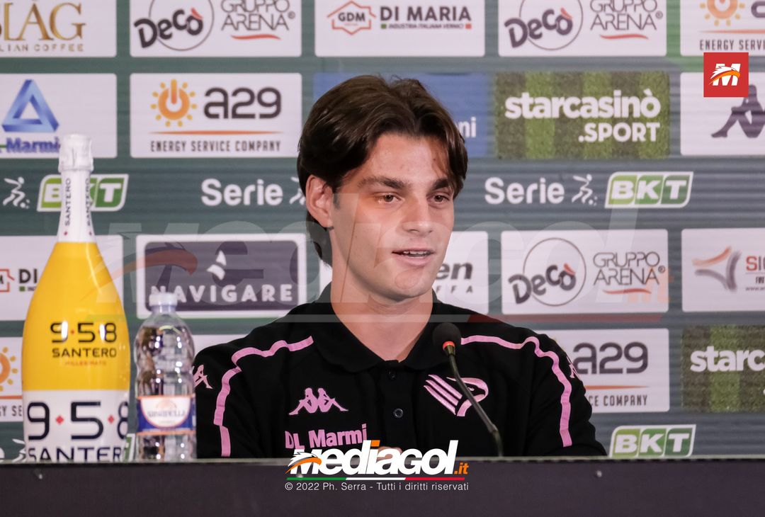 FOTO PALERMO, La conferenza stampa di presentazione di Edoardo Pierozzi (Gallery) - immagine 4