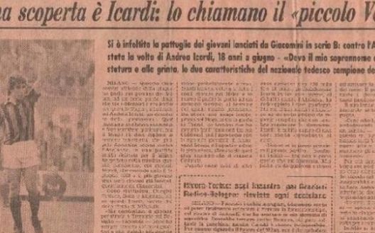 La consacrazione della Gazzetta dell'epoca La consacrazione della Gazzetta dell'epoca