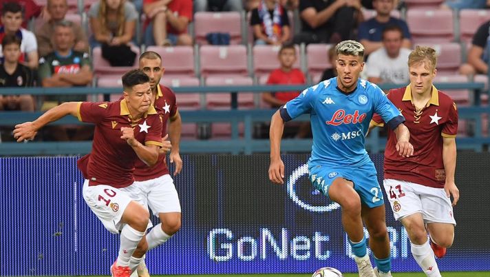 VIDEO Wisla Cracovia-Napoli 1-2: ancora Machach come a Monaco, vantaggio azzurro all&#8217;85&#8217; 
