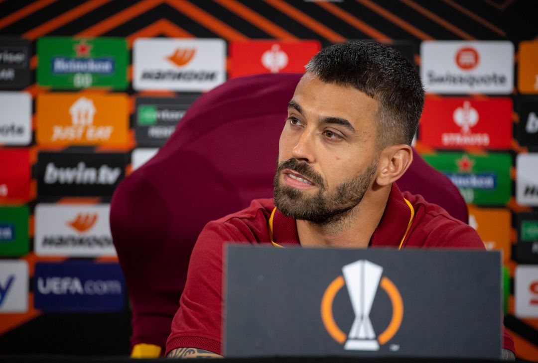 Roma, la conferenza stampa di Mourinho e Spinazzola – FOTO GALLERY - immagine 6