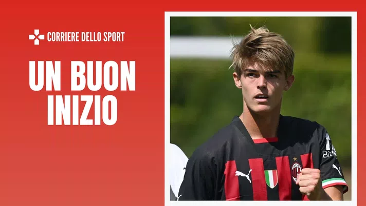 Charles De Ketelaere AC Milan amichevole Milan-Pergolettese 7-1