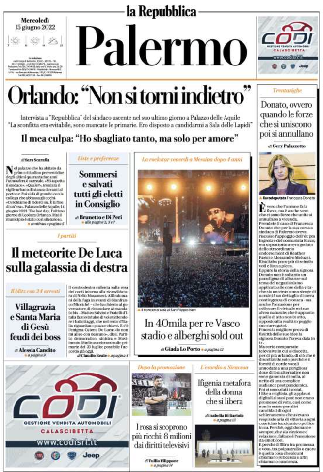 prima pagina