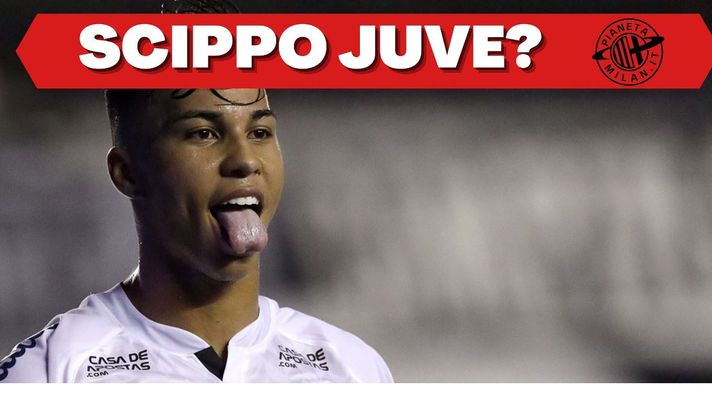 Kaio Jorge, attaccante del Santos ed obiettivo di calciomercato del Milan (Getty Images) 