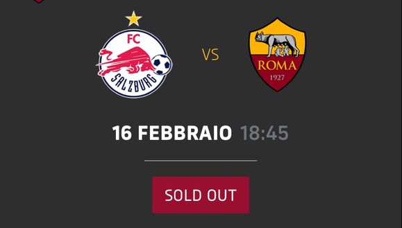 Roma, sold out il settore ospiti per il match contro il Salisburgo- immagine 2