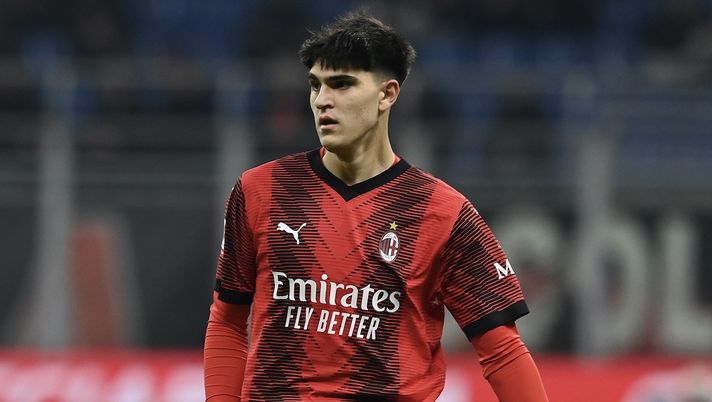 Davide Bartesaghi AC Milan Milan-Cagliari 4-1 Coppa Italia 2023-2024