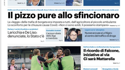 Prima Pagina, Giornale di Sicilia: “Playoff, Palermo avanti tutta. I casi risalgono”