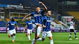 Parma-Inter, esultano tutti. Conte richiama chi si scalda e parte il siparietto