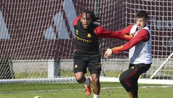 Roma, Renato Sanches gioca anche la partitella. Presente anche Smalling
