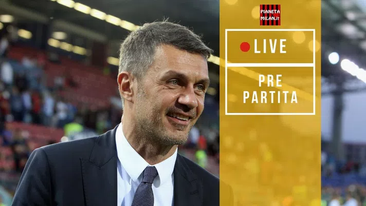 Intervista Maldini, dichiarazioni pre partita Milan (Grafica)