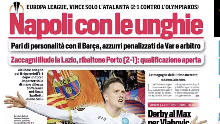 IL NAPOLI SUI MEDIA – Le prime pagine dei giornali di oggi 18 FEBBRAIO 2022 IL NAPOLI SUI MEDIA – Le prime pagine dei giornali di oggi 18 FEBBRAIO 2022 - immagine 1