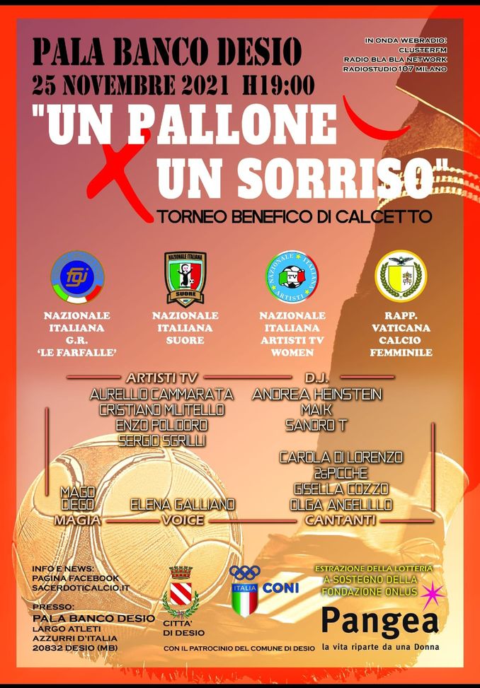 Seleçao Sacerdoti organizza “Un pallone per sorriso” contro la violenza sulle donne- immagine 2